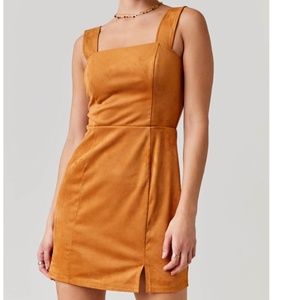 NWT Francesca's  faux Suede Mini Dress